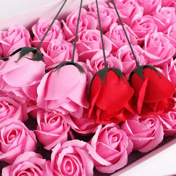 50Pcs Simulacije Rose Dišeče Milo Cvet Poročni Dekoracijo, za Valentinovo Romantično Darilo Scrapbooking DIY Venec Doma Dekor