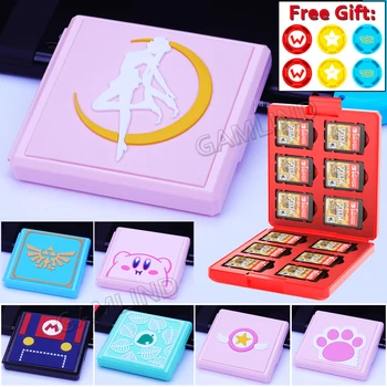Luštna Igra Kartico Primeru za Nintendoswitch Živali, ki Prečkajo Nova Obzorja Kartice SD NS Pink Shell Škatla za Shranjevanje za Nintendo Stikalo/Lite