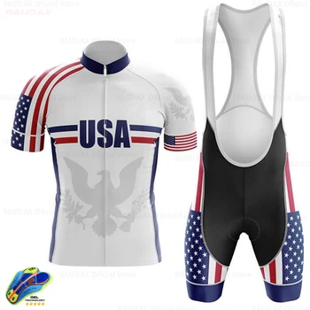 2020 ZDA Kolesarjenje Oblačila za Moške, Kolesarski Dres Komplet MTB Kolesa, Oblačila Kolo Nositi Oblačila, ki so Maillot Ropa Ciclismo Triatlon Obleko