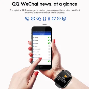 Y68 Pametno Gledati Srčnega utripa, Krvnega Tlaka Življenje Nepremočljiva Fitnes Tracker Bluetooth D20 Smartwatch Za IOS Android