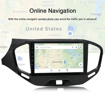 NewAndroid 9.1 2.5 D Avto Radio Multimedijski Predvajalnik Videa, GPS Navigacijo za Večpredstavnostna Lada VESTA-2019 1+16 G