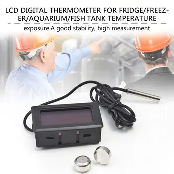 Profesionalne Prenosne Elektronske LCD Zaslon Digitalni Termometer za Hladilnik/Zamrzovalnik/Akvarij/FISH TANK Temperature