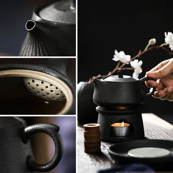 TANGPIN črna posoda keramična čajniki kitajski čaj pot drinkware 200 ml