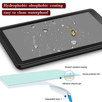 2Pcs Tablet, Kaljeno Steklo Screen Protector Kritje za Chuwi Vi8 Plus Polna Pokritost Anti-Scratch eksplozijam Zaslon