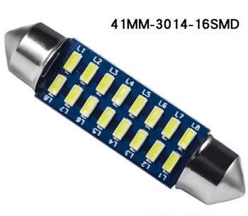 1pcs C10W C5W LED Canbus Festoon 31/36/39/41mm Za Avtomobilske Žarnice Notranje zadeve Branje, Luč registrske Tablice Lučka Bela Brezplačno Napaka