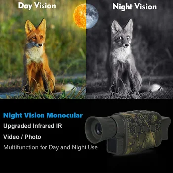 Nov IR HD Night Vision Naprave Oko Kamere Zunanji Digitalni Daljnogled Za Lov Video Snemanje, Fotografiranje
