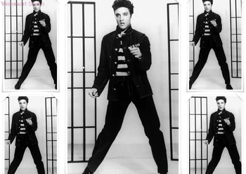 Elvis Presley Plakati Rock Glasbe Plakat Vintage Retro Steno Doma Dekor Kraft papir, Kraft Papir Cafe Bar MU30