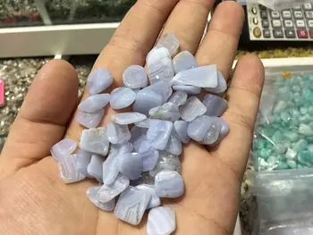 Naravna Modra Čipke Agate Kristalno Gramoz Quartz Crystal Rock Žetonov Degaussing Naravni Kamni in Kristali