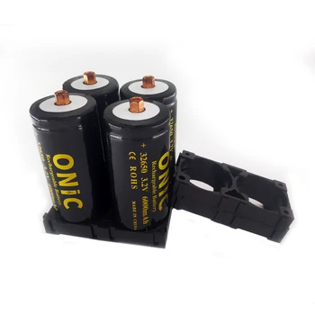 ONIC 4pcs 32650 LiFePO4 3.2 v 6000mAh Baterija za ponovno Polnjenje LiFePO4 Celice Praznjenje Baterije z Imetnik