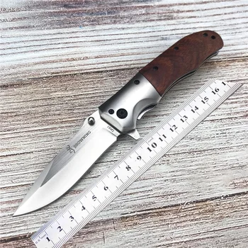 Browning DA51 Folding Nož EOS Visoke Kakovosti Prenosni 3Cr13 Rezilo Palisander Ročaj Taktično Nož za Kampiranje Preživetje lovski Nož