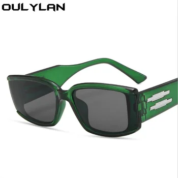 Oulylan 2021 Letnik Kvadratnih sončna Očala Ženske Luruxy Retro Vožnjo Sonce Stekla Moških Črno Rdeč Pravokotnik Očala Dame na Prostem UV400