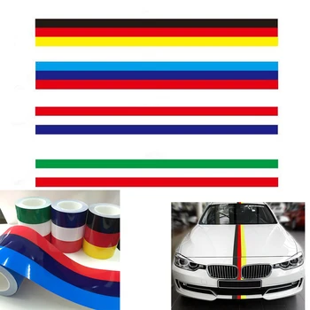 1M Zastava italijanske Zastave Strani Dirke Trak Tri Barve Strehe Kapuco Skuter Avto Nalepke, Barvne Nalepke Trakovi