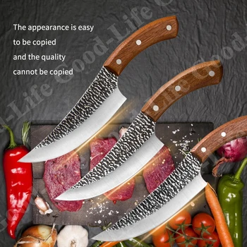 Iz nerjavečega Jekla kuhinjski nož Boning Nož za Ribolov Meso Cleaver Sadje Zelenjava za Rezanje Kuhanje Rezalnik Mesar Nož