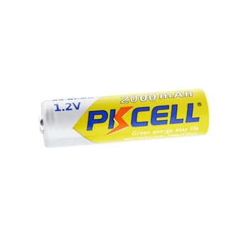 8PC PKCELL AA Baterije 2A 1,2 V NI-MH Baterije Bateria AA RechargeableBaterias 2000mAh z 2PC polje Baterije za svetilko igrače