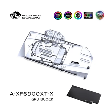 Bykski XFX 6900XT GPU Vode Blok Za XFX Radeon RX 6900 6800 XT Hiter Merc 319 Polno Kritje Hladilnik A-XF6900XT-X Vodno Hlajenje