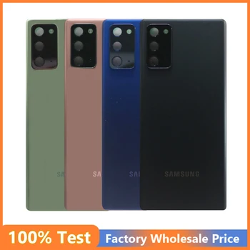 Za Samsung Galaxy Note 20 N980 Baterije Zadnji Pokrov, Vrata, Zadnje Steklo Ohišje Ohišje Objektiv Kamere Okvir Lepilni