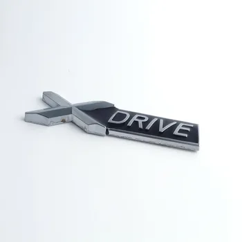 3D Chrome Kovinski XDRIVE X je POGON Emblem Logotip Nalepko Značko Nalepke Avto Styling za BMW X1 X3 X5 X6 E39 E36 E53 E60 E90 F10 F30 E46
