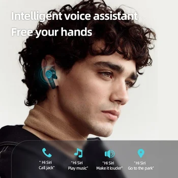 Alatour Brezžične Slušalke Bluetooth 5.0 Slušalke LED Zaslon z mic Hifi Stereo Šport Čepkov slušalke bas za pametni telefon