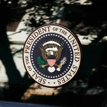 Noizzy Predsednik ZDA Značko Avto Nalepke 3D Kovinskih Avtomobilskih Emblem Rezervoar za Gorivo Trunk Dekor vrata prtljažnika Motocikel Pribor Styling