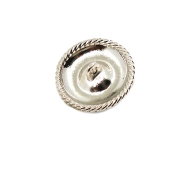 10pcs/veliko moden okrogel kovinski nikelj-brezplačno gumbi so primerna za oblačila, torbe in podporo debelo prilagajanje