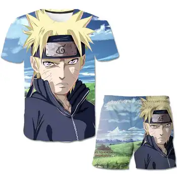 Anime Naruto T Majica Kratek Otroci Fantje Oblačila Kakashi Orochimaru Sasuke Bolečine Gaara Kratek Določa Otroci Oblačila Fant Dekle obleko