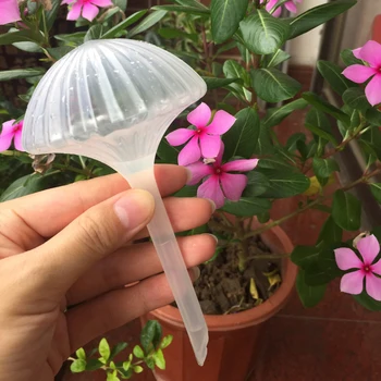 Self Zalivanje Naprave Imitacija stekla ustvarjalno leni, plastični dežnik samodejno zalivanje Rastlin naprave Za Vrt Namakanje