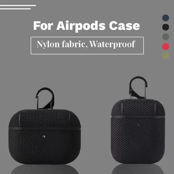 Novo Najlon Tkanine Primeru Za Airpods 2 1 Pro Slušalke Bluetooth Pokrov Z Zaponke Primeru Za Airpods Pro 2 Slušalke Pribor