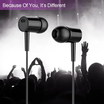 2021 Nove Mobilne Žične Slušalke za V Uho 3,5 mm Šport Čepkov Z Bas Telefonske Slušalke Žične Stereo Slušalke Mikrofon Glasbo, Slušalke