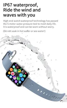 2021 Pametno Gledati Poln Na Dotik Multi-Sport Mode Srčnega Utripa Moški Ženske Nepremočljiva Smartwatch Za Apple, Android Xiaomi