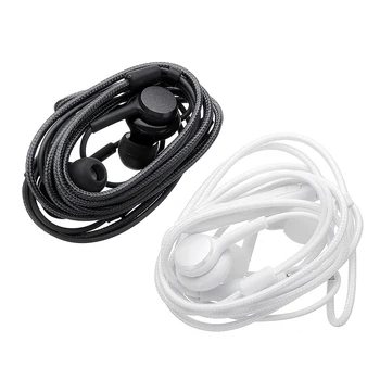 Stereo Slušalke Športne Prenosni Silikona V-Uho Z Mic 3,5 mm Nadzor Okvir Črne Bele Slušalke za Samsung Galaxy S8plus