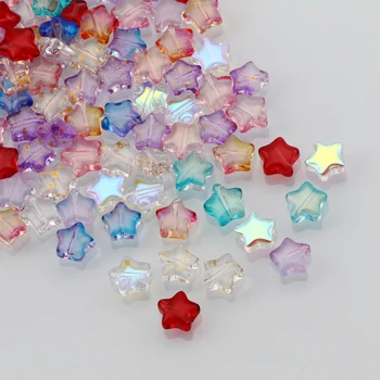 20pcs/lot 8 mm Multicolor Crystal Star Biseri češke Stekla Svoboden Distančnik Kroglice za Nakit, Izdelava Ogrlice Zapestnica Diy Dodatki