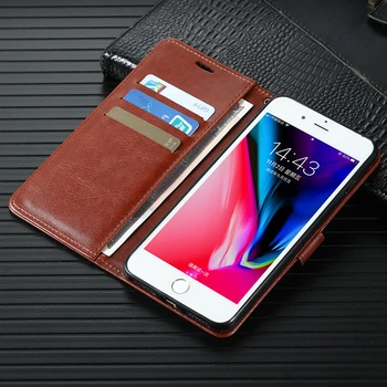 Držalo pokrova primeru opremljena Primeru za VIVO V21e 4G Pu usnja Flip Case Retro denarnico, telefon vrečko primeru trak za zapiranje