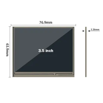Neposredna prodajna RGB 3,5-palčni LCD zaslon LQ035NC111 Ločljivost 320*240 Svetlost 300Contrast 400:1