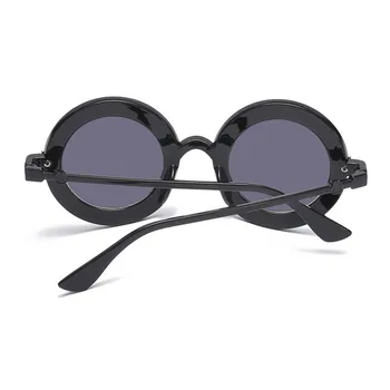 Luksuzni Retro Okrogla sončna Očala za Otroke Letnik blagovne Znamke Odtenki Rdeče Kovinske Otroci sončna Očala Dekleta 2021 Ženski Modni Oblikovalec