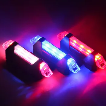 Prenosni Kolesa, Lahka Nepremočljiva Polnilna LED Luč USB Zadaj Luč Varnost Opozorilo Izposoja Bliskavica Rep Svetlobe