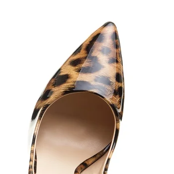 Leopard natisniti seksi visokih petah 2021 ženske čevlje plitvo usta konicami prstov stiletto visokih petah ženske v visokih petah velike size35-47