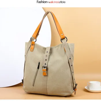 Ženske torbici Prostem Prosti čas Crossbody torbe za ženske platno vrečko torba visoko kakovostna barva nakupovalno vrečko sac glavni