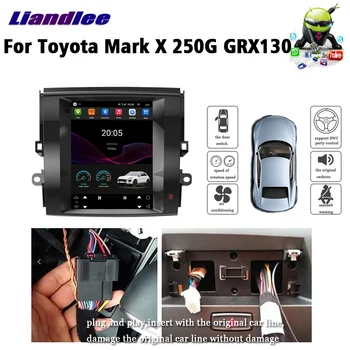 Avto Tesla Slog Večpredstavnostnih Za Toyota Mark X 250 G/GRX130/Reiz 2010-2018 Android Radio, DVD Predvajalnik, GPS Navigacija Zaslon Navpičnem