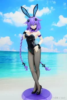 40 cm Sprostitev Sega Neptun Hyperdimension Neptunia Vijolično Srce Neptun Črno Srce Noire zajček seksi dekle Anime akcijska figura, Igrača