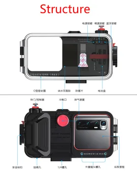 Nepremočljiva Bluetooth Telefon Stanovanj Za Huawei P30 P40 Pro Iphone 11 Xs max 12pro 12 mini Univerzalno telefon Primeru Na Prodaje Najnovejši 1pc