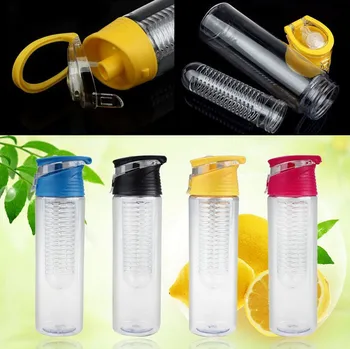 800ML Sadje Fuzer, ki Prepredajo Infuser Steklenico Vode Prenosni Šport za Zdravje sokovnik Šport Limone Vode BottleHot Prodaje drinkware