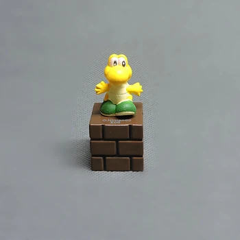 5pcs/veliko super Mario Ustvarjalno Dekoracijo Igre mario Bros PVC figuric Igrače Super Gobji Mini Številke Igrače Za Otroka Darila