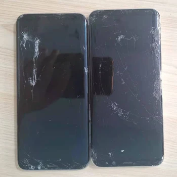 Dotik Neveljavna Broken Glass LCD Popolnoma Pokvarjena Zaslon Za Samsung Galaxy S7/S8/S9/S10/S20Note 8/9/10 Plus Tehnik Usposabljanja