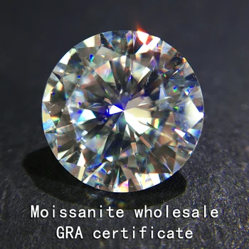Pravi Moissanite Razsuta, Kamen na Debelo Modro Zeleno Rumeno Barvo VVS dragih kamnov Lab Diamanti GRA Opravil diamond test