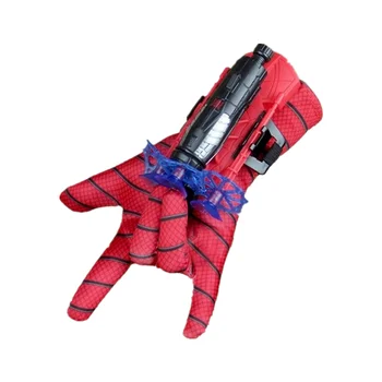 Disney Avengers Figuric Spider Man Izstrelitev Igrače Junak Orožje Nastavite Cosplay Otroci Darila