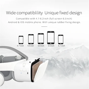 VR Očala 3D Navidezna Resničnost, Mini Kartonske Čelada Z6 Zložljive Očala, Slušalke BOBO VR Očala