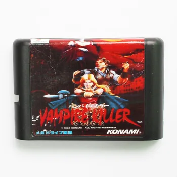 Vampire Killer PAL-J/NTSC-J Igre Kartuše 16 bit MD Igra Kartice Za Sega Mega Drive Za Genesis