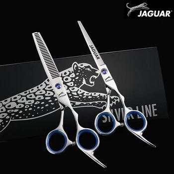 5.5 In 6 Inch Jaguar Barber Škarje Strokovno Visoko Kakovostne Frizerske Škarje Za Rezanje+Redčenje Las Škarje Škarje Salon