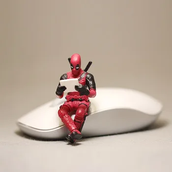Disney Deadpool Figuric-Igrač Film Marvel Figur Zbirka X-Moški Model Mini Je Sedel Držo Lutka Anime Kul Fant Igrače