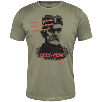 Vojaškega Voditelja Srbije, Vojvoda Ivokin Mishic Portret T-Shirt Poletje Bombaža, Kratek Rokav, O-Neck Majica Mens Novo